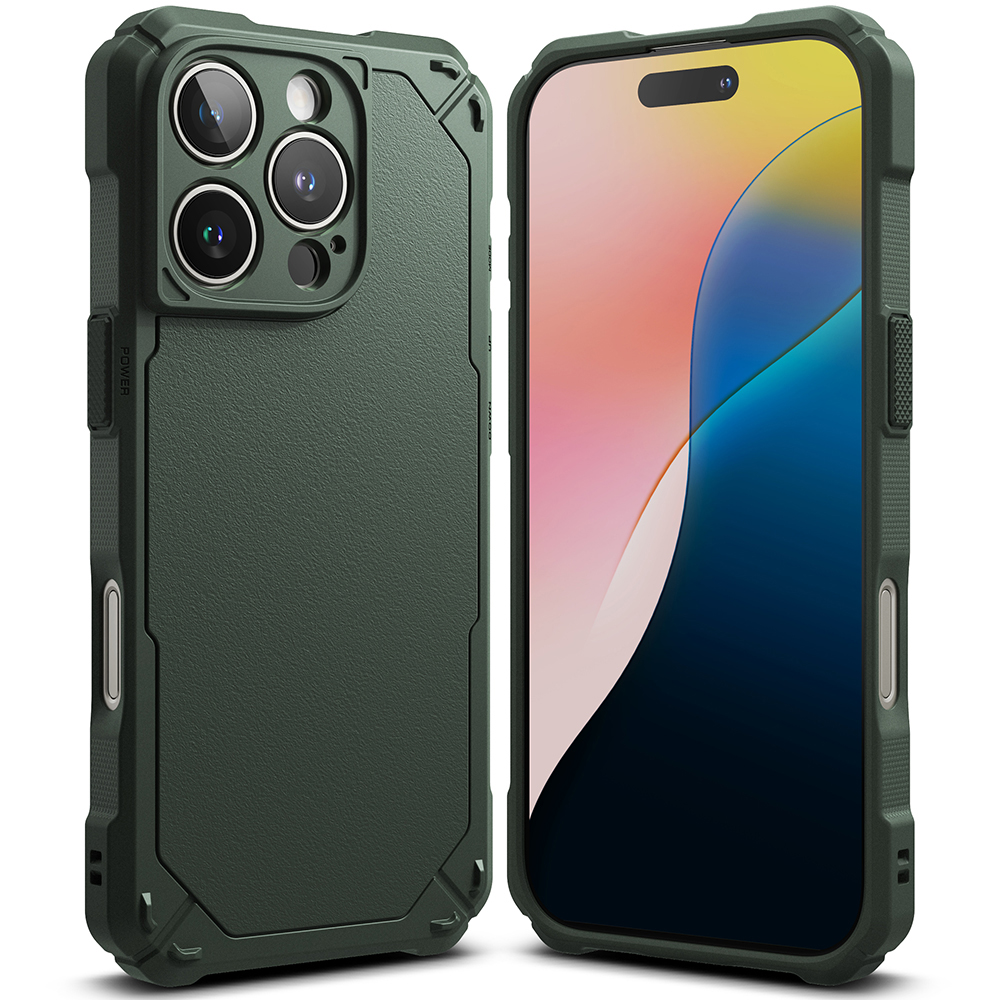 Ringke Rugged Gear puzdro pre iPhone 16 Pro Max – tmavozelené KF2338333