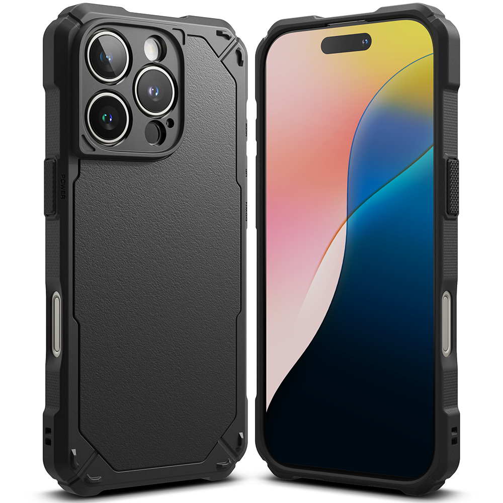 Ringke Rugged Gear puzdro pre iPhone 16 Pro – čierne KF2338338