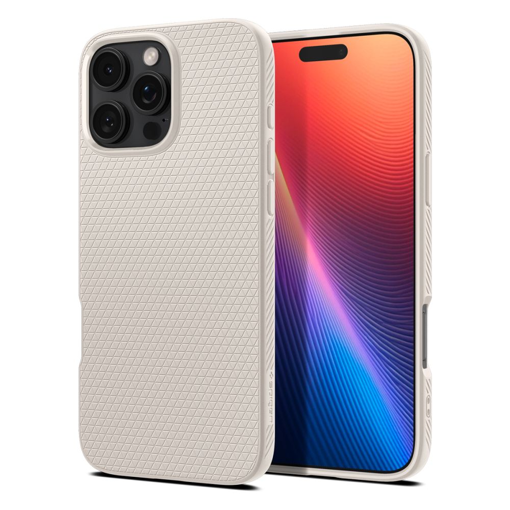 Spigen Liquid Air puzdro pre iPhone 16 Pro – prírodný titan (Natural Titanium) KF2338532