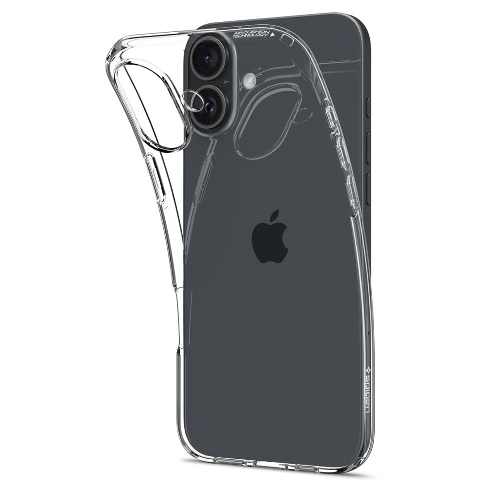 Spigen Liquid Crystal puzdro pre iPhone 16 Plus – číre (Crystal Clear) KF2338539