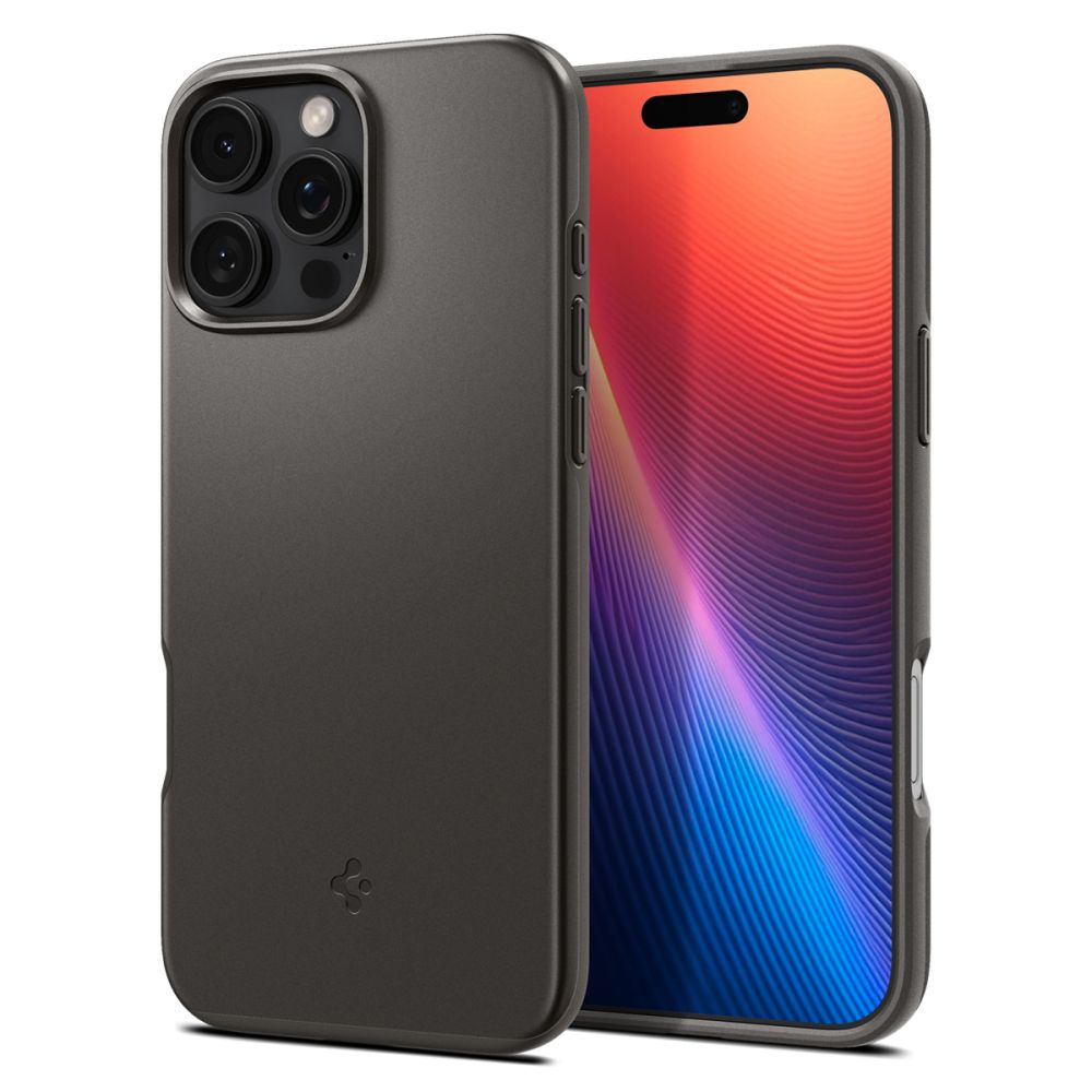 Spigen Thin Fit MagSafe puzdro pre iPhone 16 Pro Max – sivé (Gunmetal) KF2338554