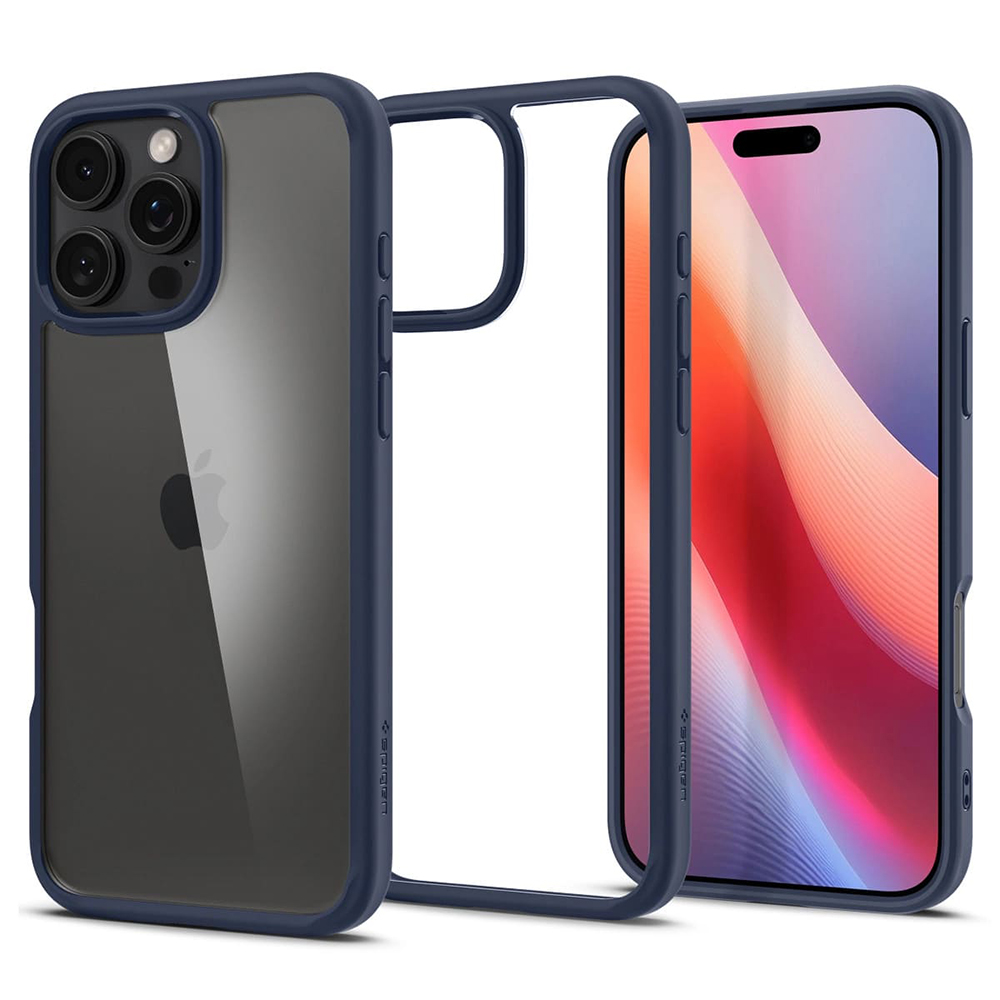Spigen Ultra Hybrid puzdro pre iPhone 16 Pro Max – tmavomodrá (Navy Blue) KF2338566