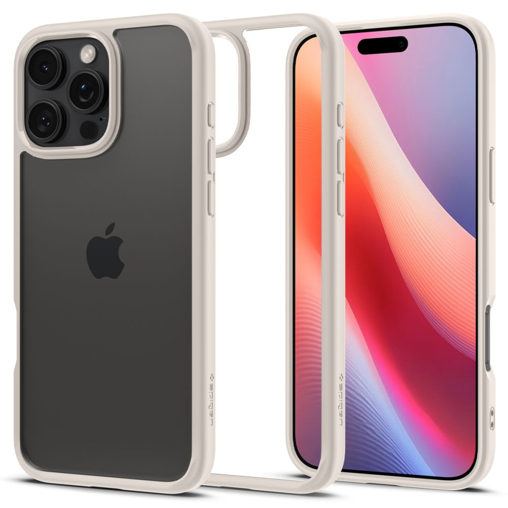 Spigen Ultra Hybrid puzdro pre iPhone 16 Pro Max – prírodný titan (Natural Titanium) KF2338570