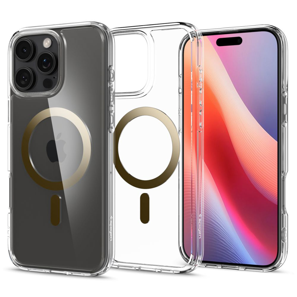 Spigen Ultra Hybrid MagSafe puzdro pre iPhone 16 Pro Max – zlaté (Gold) KF2338580