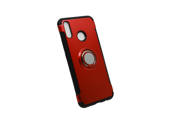 E-shop Bomba Obal s krúžkom pre huawei - červený Model Huawei: Nova 3i