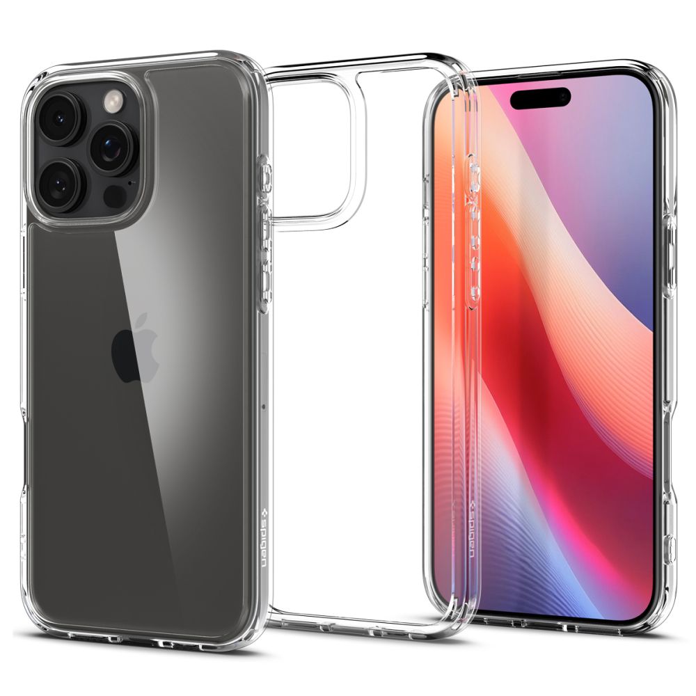 Spigen Ultra Hybrid puzdro pre iPhone 16 Pro – číre (Crystal Clear) KF2338605