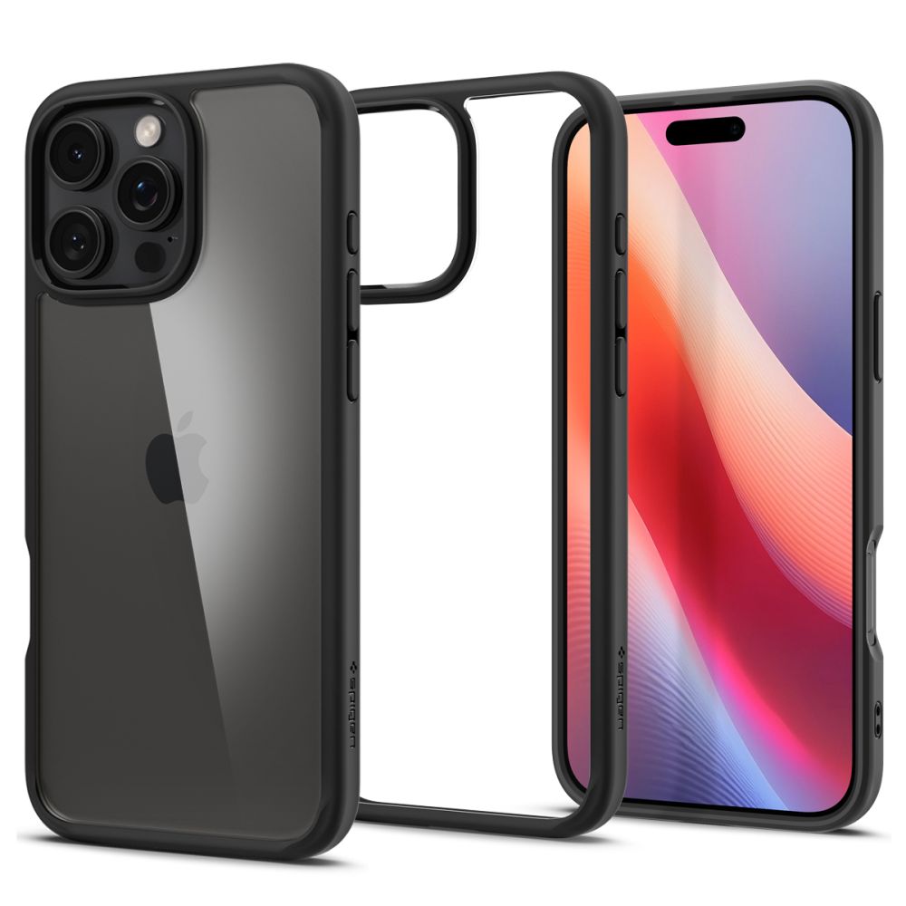 Spigen Ultra Hybrid puzdro pre iPhone 16 Pro – matná čierna KF2338612