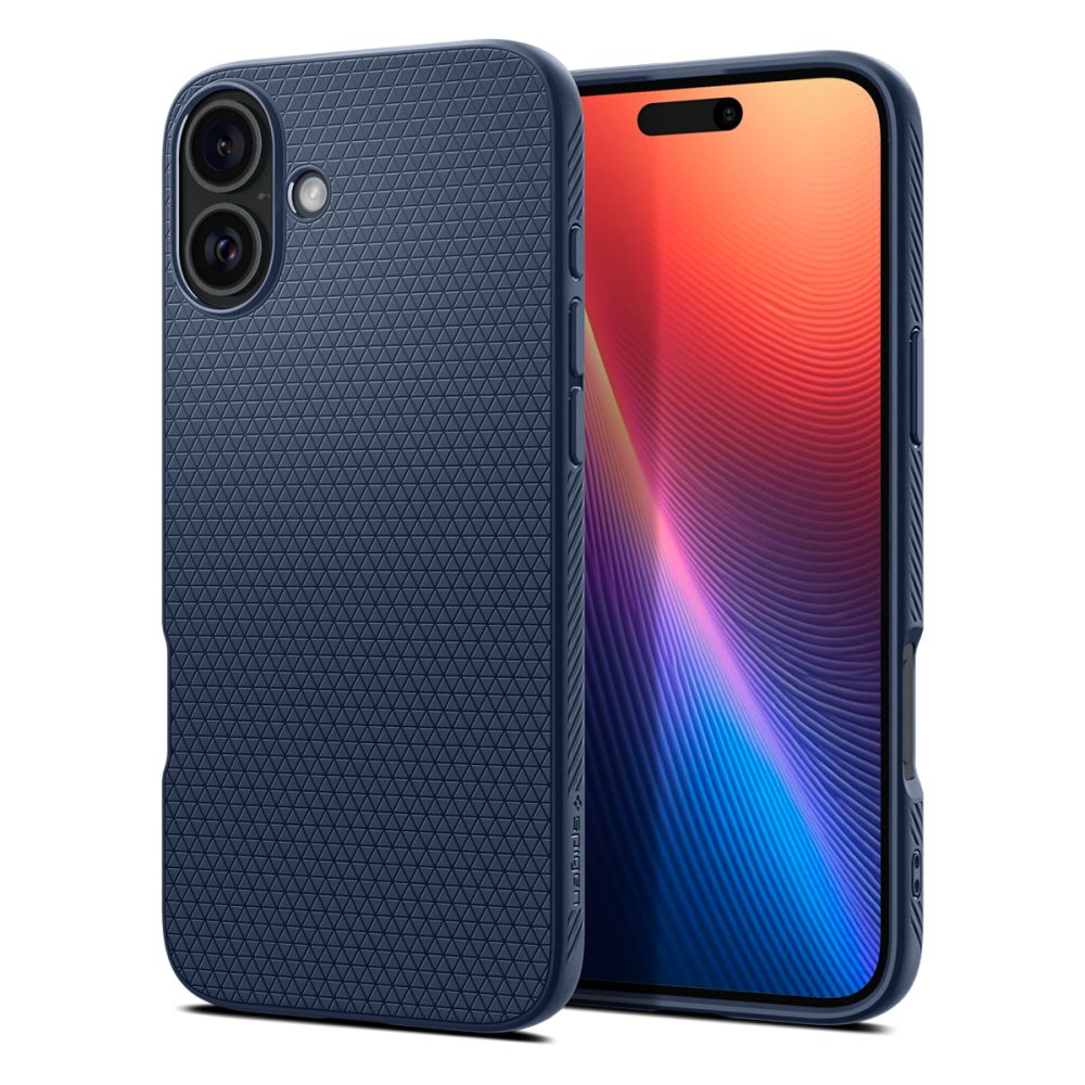 Spigen Liquid Air puzdro pre iPhone 16 – tmavomodrá (Navy Blue) KF2338618