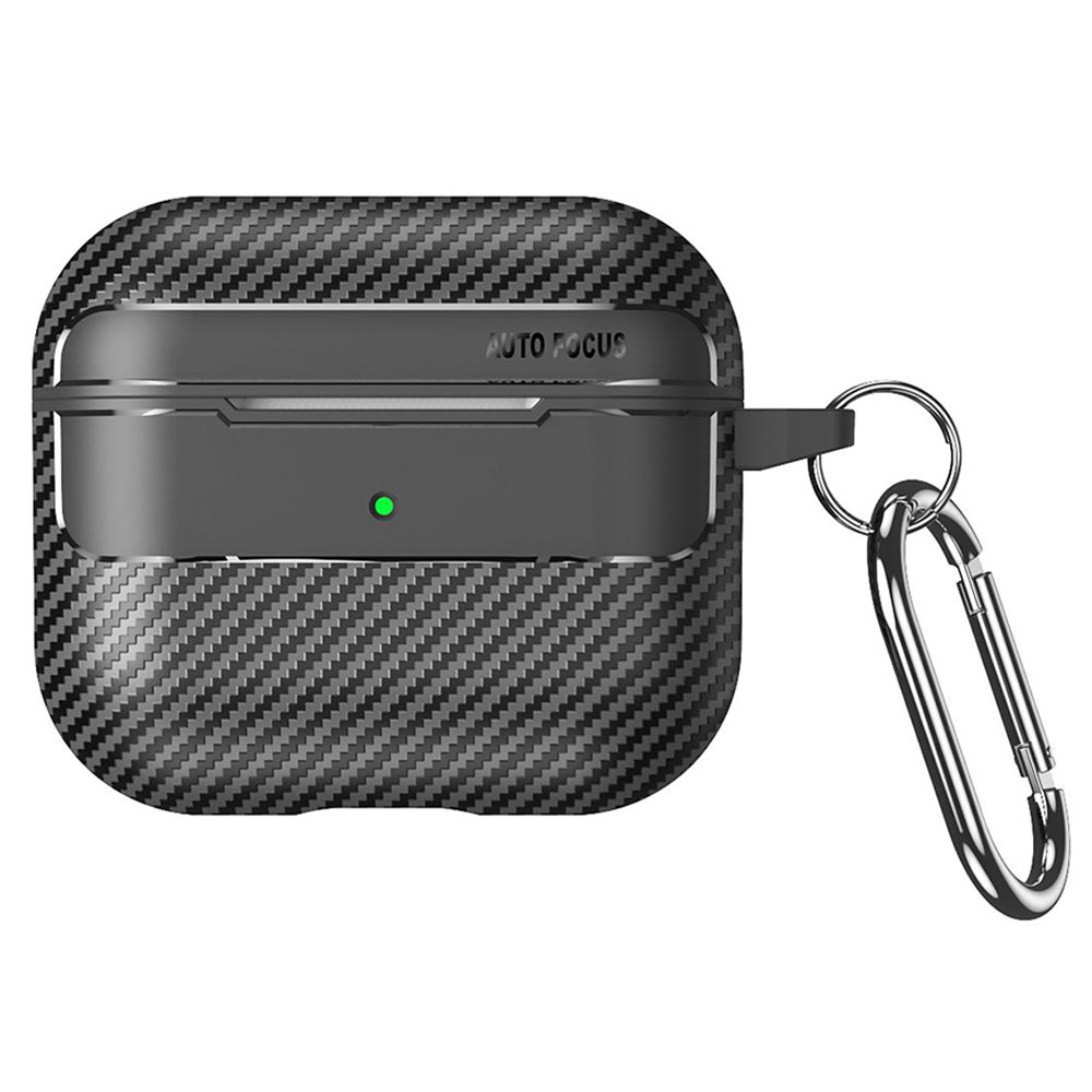 Techsuit CarbonFiber puzdro pre AirPods 3 – čierne KF2338879