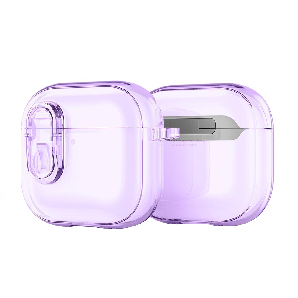 Dux Ducis PECL Series puzdro pre Apple AirPods 4 – fialové KF2340963