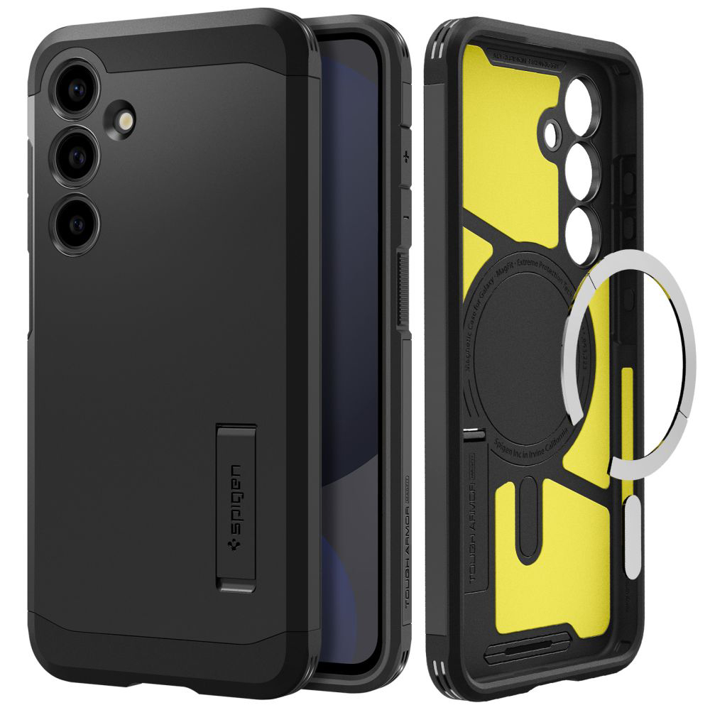 Spigen Tough Armor MagSafe puzdro pre Samsung Galaxy S24 FE – čierne KF2341076