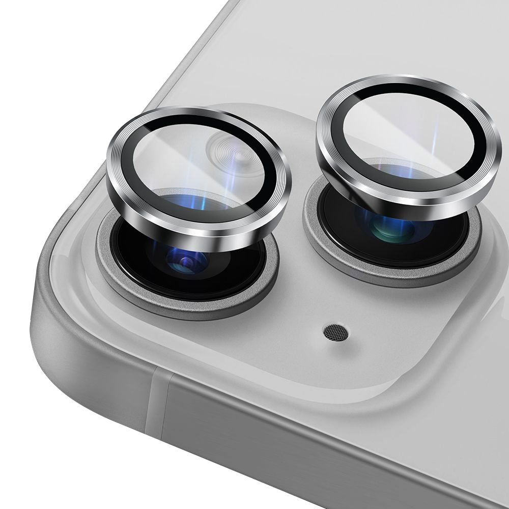 Lito S+ Camera Glass Protector (ochranné sklo kamery) pre iPhone 14 / iPhone 14 Plus – strieborná KF2341422