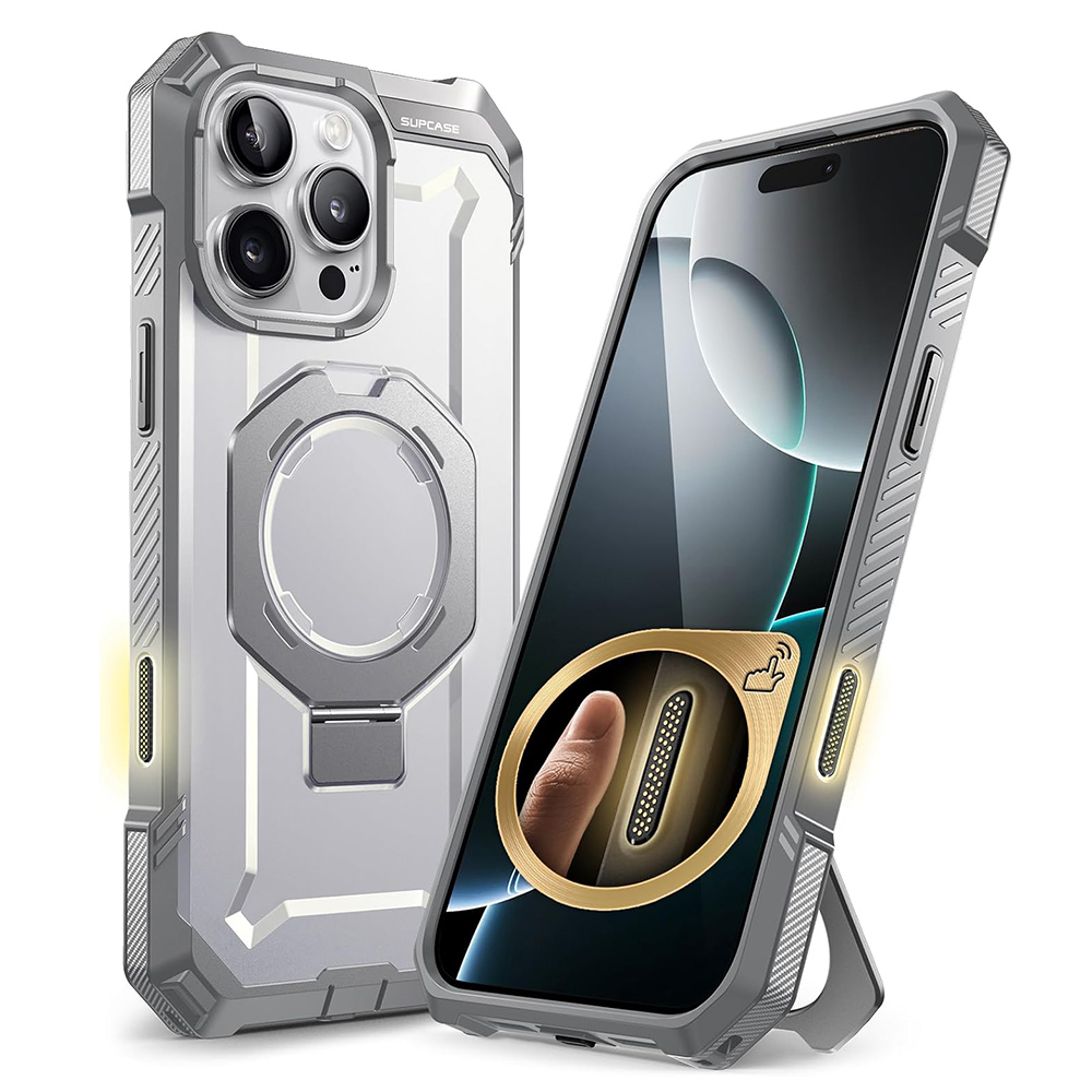 Supcase - Unicorn Beetle Defender kryt na iPhone 16 Pro - Biely KF2341629