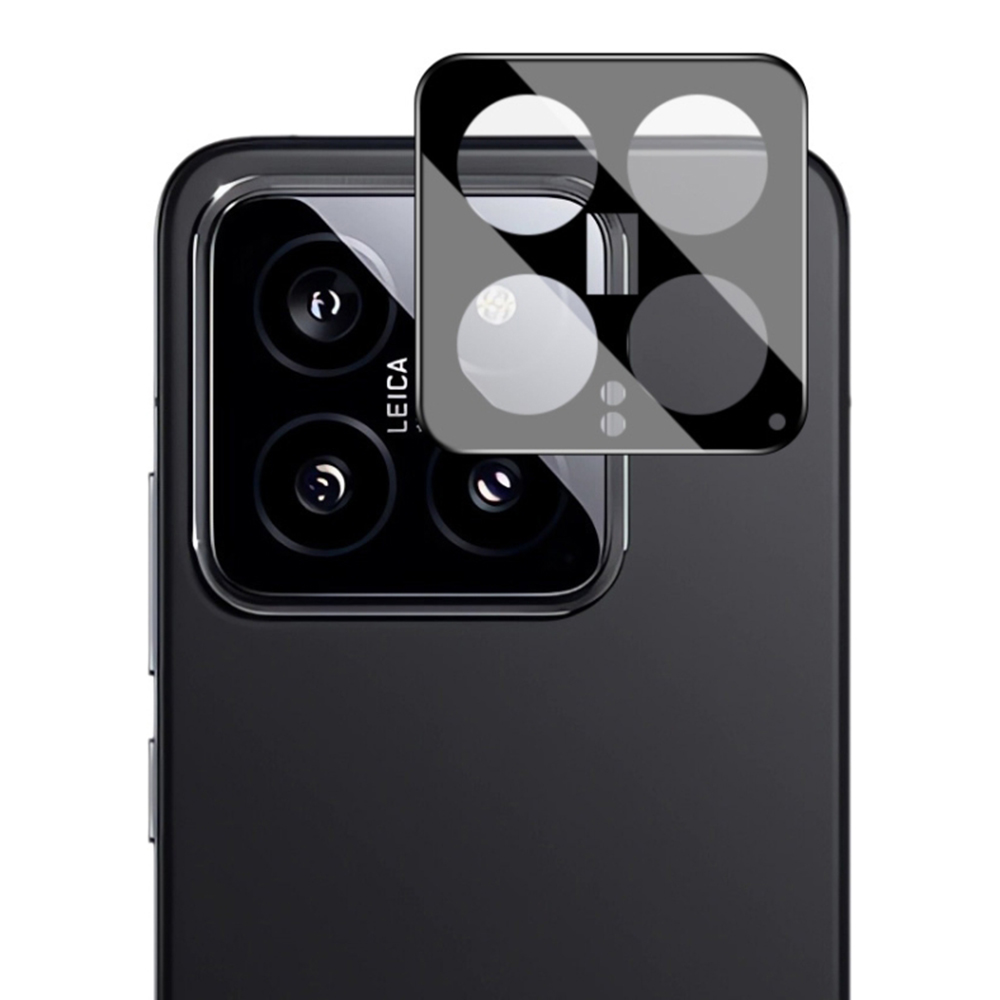 Techsuit Full Camera Glass tvrdené sklo pre Xiaomi 14 – čierne (Black) KF2317606