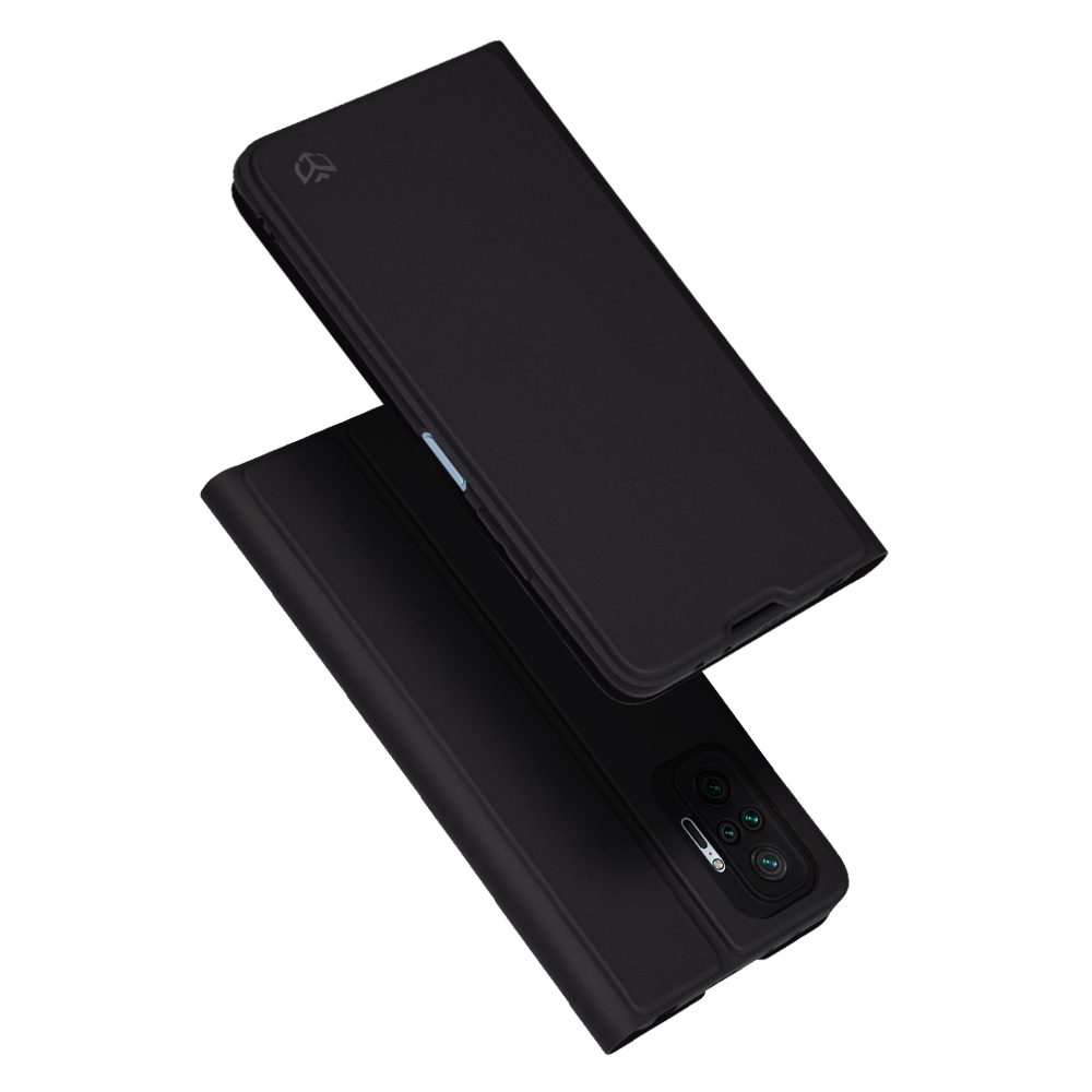 Techsuit Magskin Book puzdro pre Xiaomi Redmi Note 10 Pro / Note 10 Pro Max – čierne (Black) KF2322070