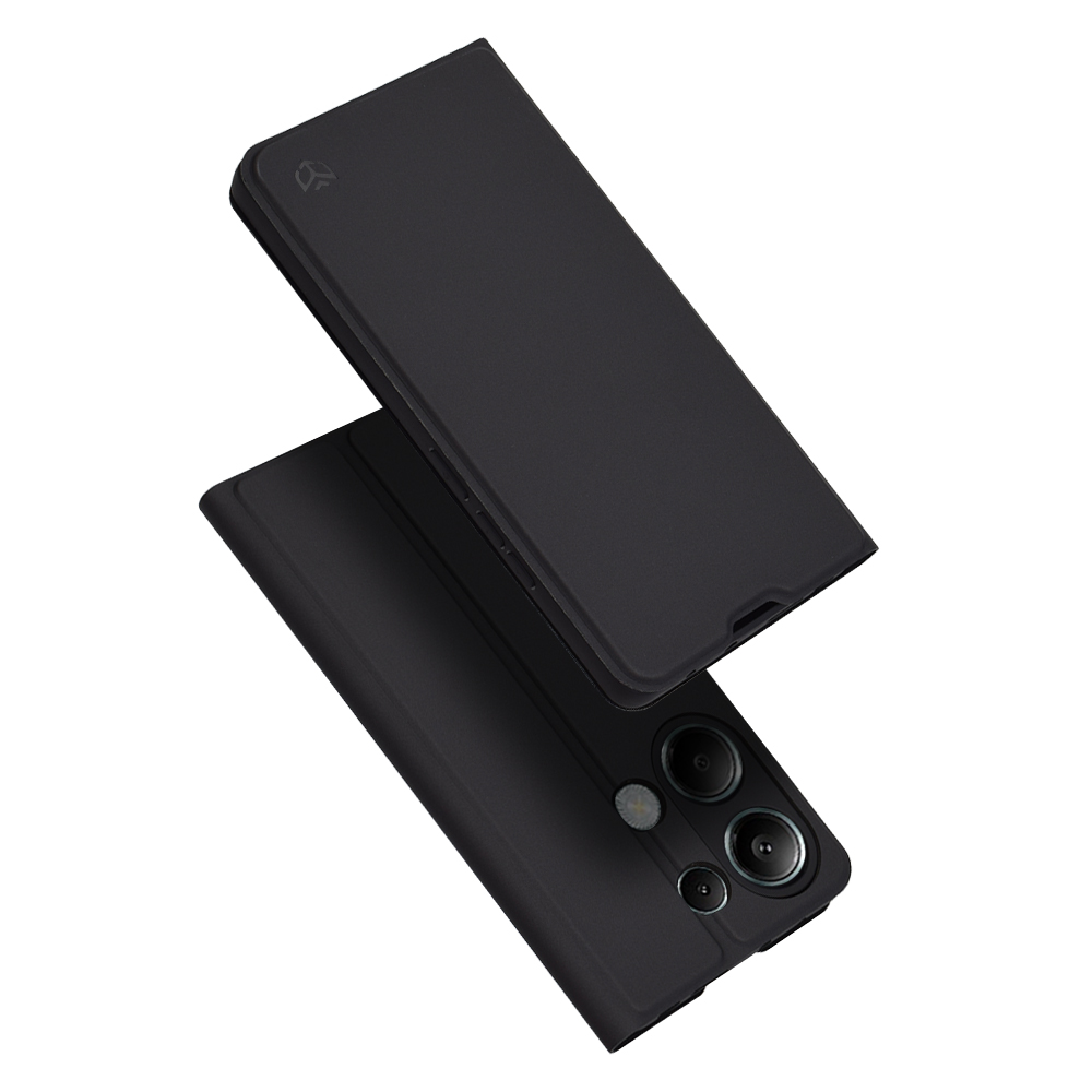 Techsuit Magskin Book puzdro pre Xiaomi Redmi Note 13 Pro 4G / Poco M6 Pro 4G – čierne (Black) KF2322108