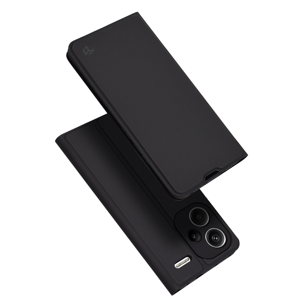 Techsuit Magskin Book puzdro pre Xiaomi Redmi Note 13 Pro+ 5G – čierne (Black) KF2323384