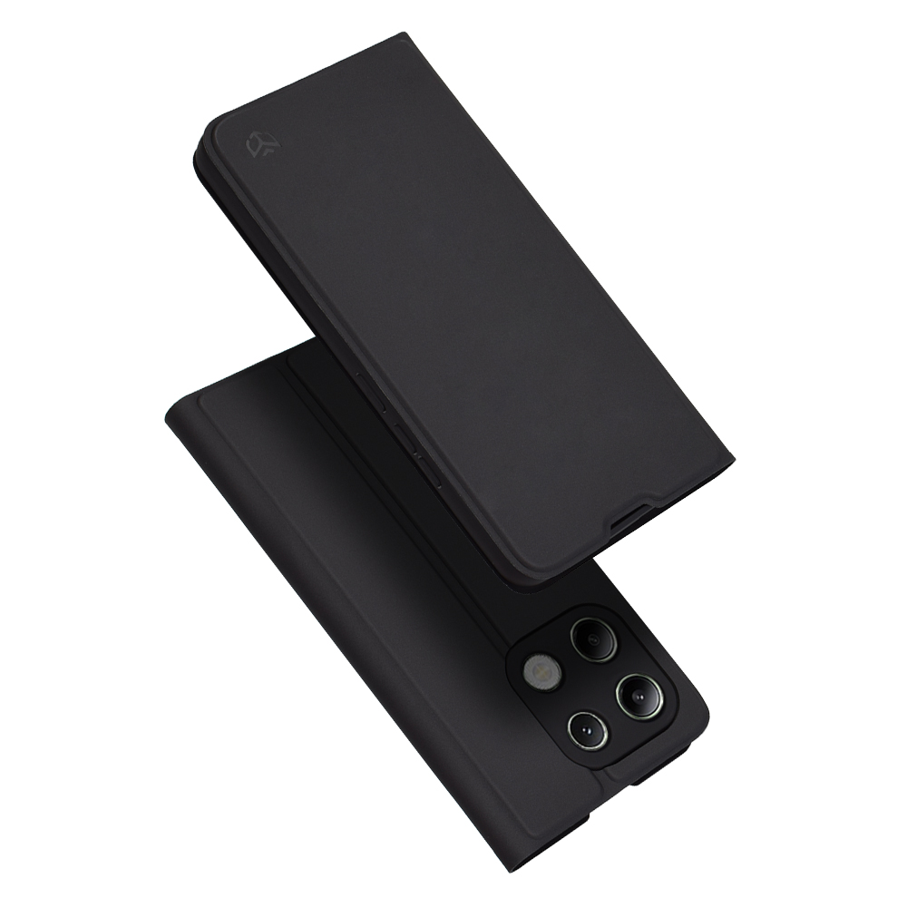 Techsuit Magskin Book puzdro pre Xiaomi Redmi Note 13 4G – čierne (Black) KF2323393