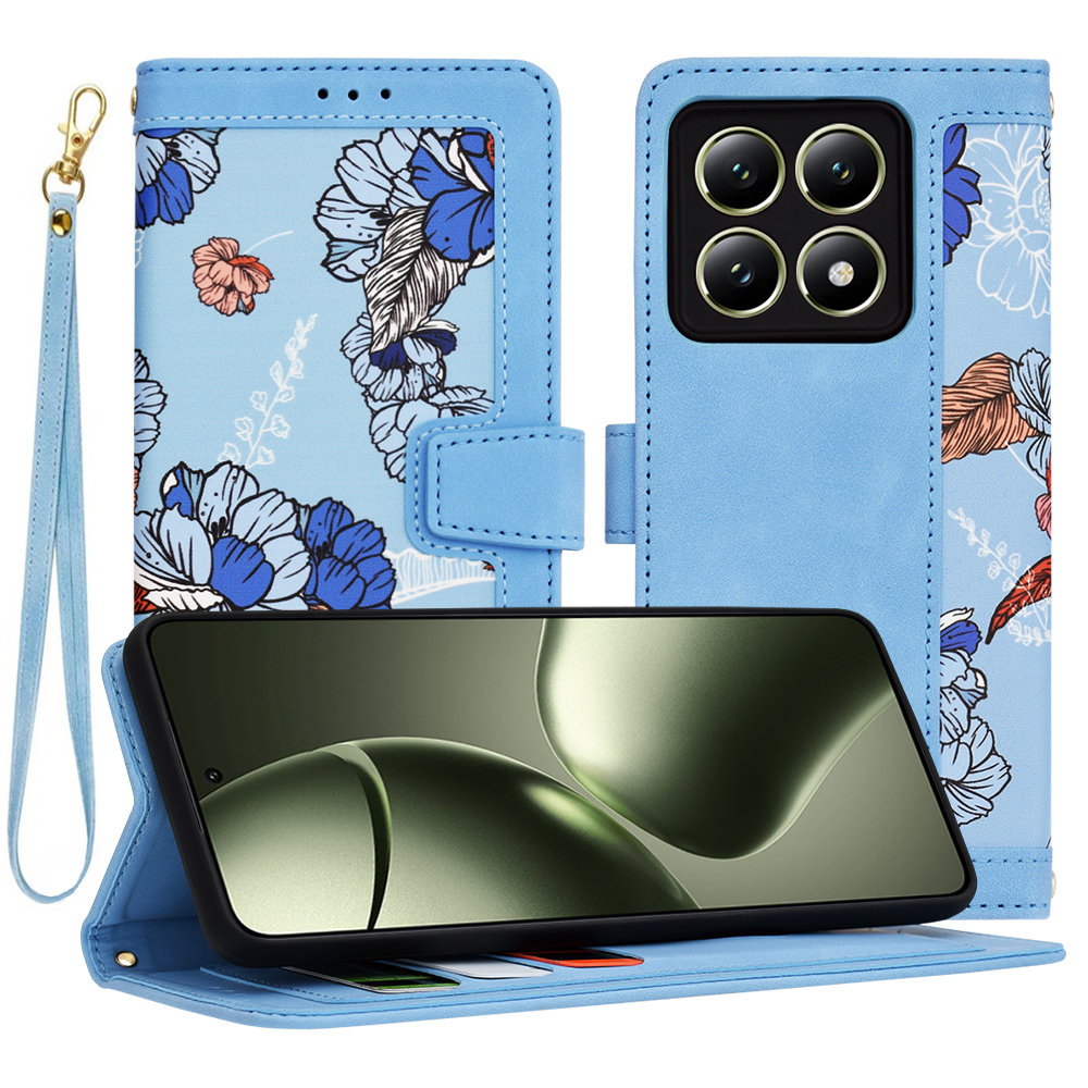 Techsuit FlipCraft puzdro pre Xiaomi 14T – žiarivá modrá (Vibrant Blue) KF2338697