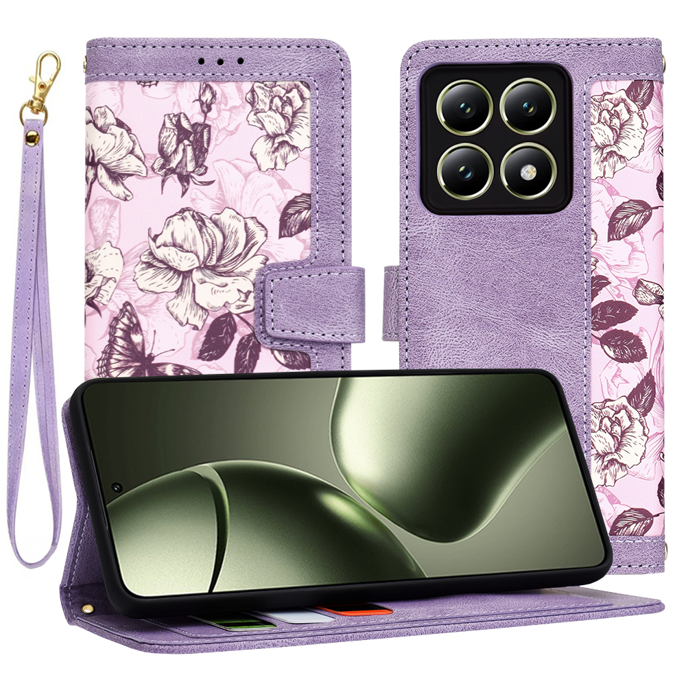 Techsuit FlipCraft puzdro pre Xiaomi 14T – fialové (Mysterious Purple) KF2338698