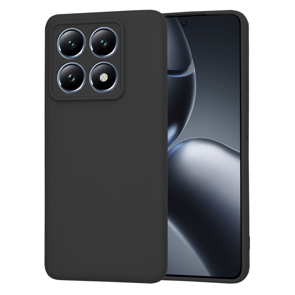 Techsuit SoftFlex puzdro pre Xiaomi 14T Pro – čierne (Black) KF2338739