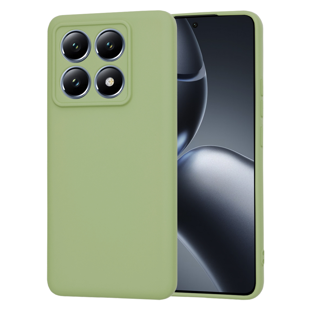 Techsuit SoftFlex puzdro pre Xiaomi 14T Pro – mätové (Matcha) KF2338740