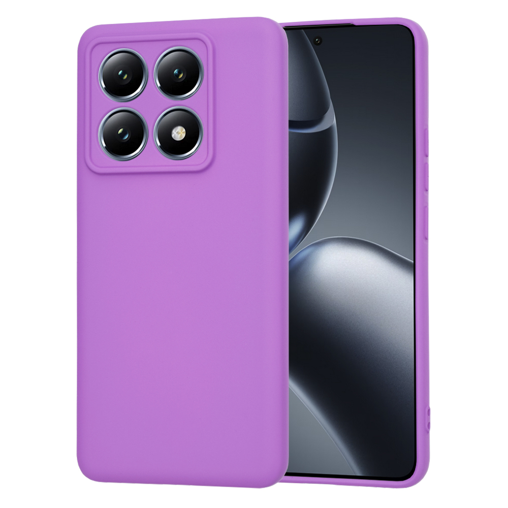 Techsuit SoftFlex puzdro pre Xiaomi 14T Pro – fialové (Purple) KF2338744
