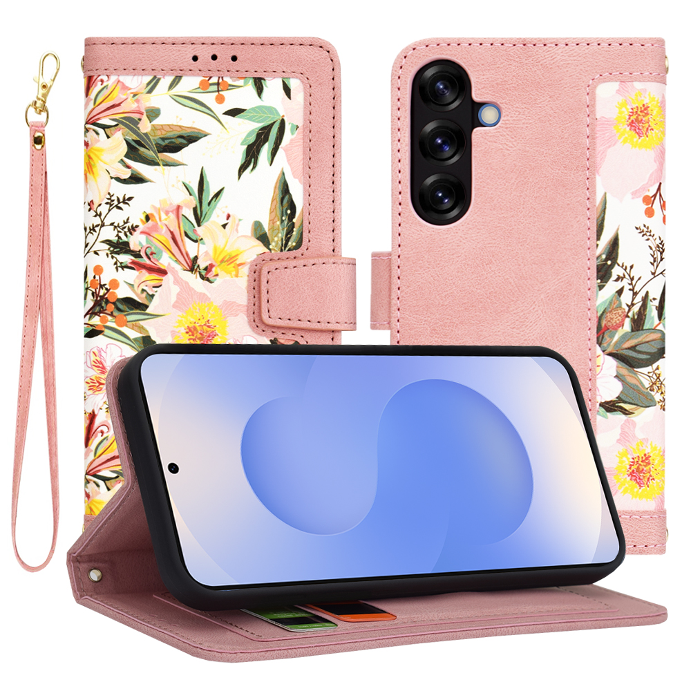 Techsuit FlipCraft puzdro pre Samsung Galaxy S25 – ružové (Sweetheart Pink) KF2339243