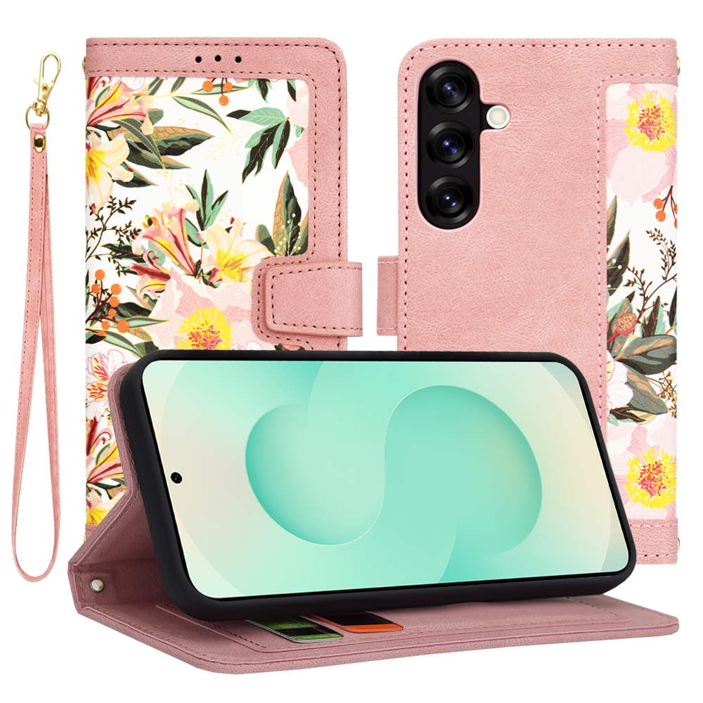 Techsuit FlipCraft puzdro pre Samsung Galaxy S25 Plus – ružové (Sweetheart Pink) KF2339247