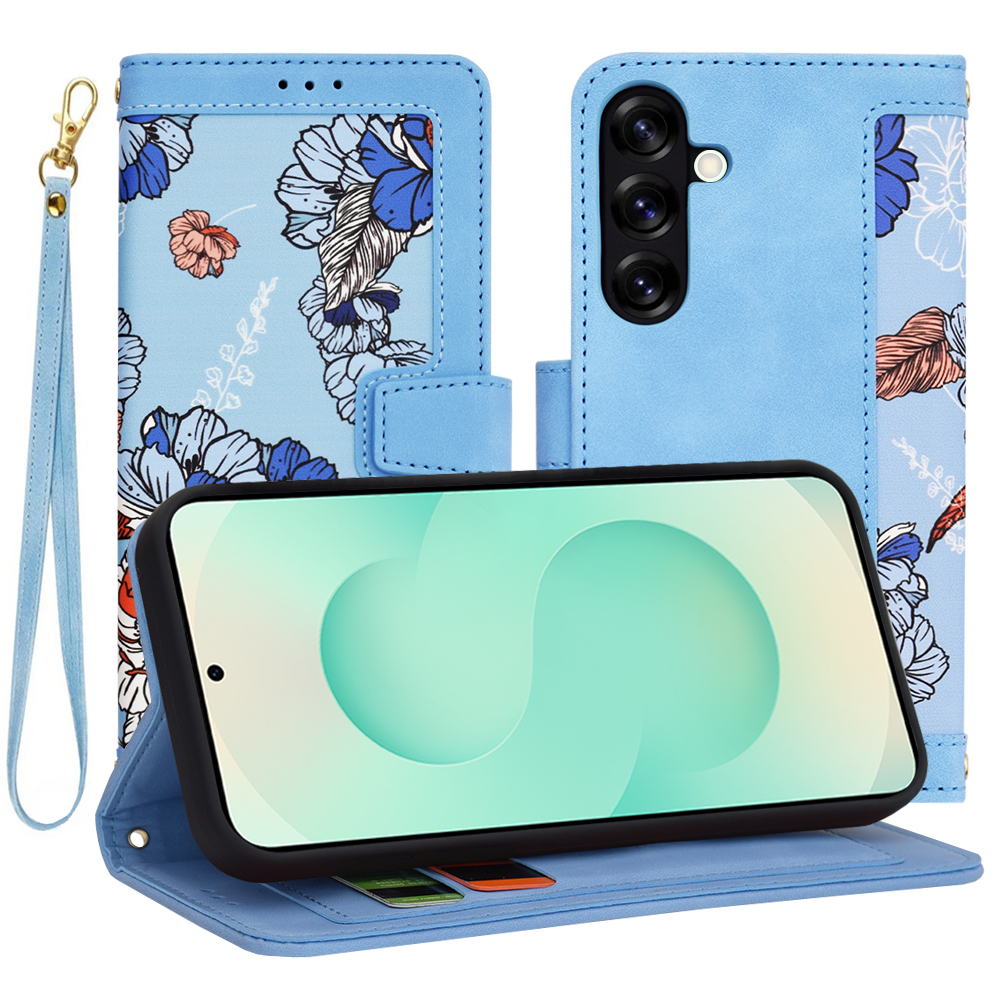 Techsuit FlipCraft puzdro pre Samsung Galaxy S25 Plus – žiarivá modrá (Vibrant Blue) KF2339248