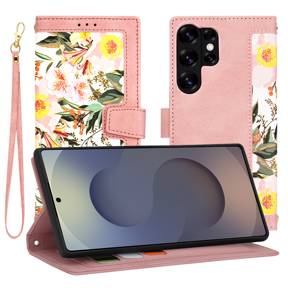 Techsuit FlipCraft puzdro pre Samsung Galaxy S25 Ultra – ružové (Sweetheart Pink) KF2339251