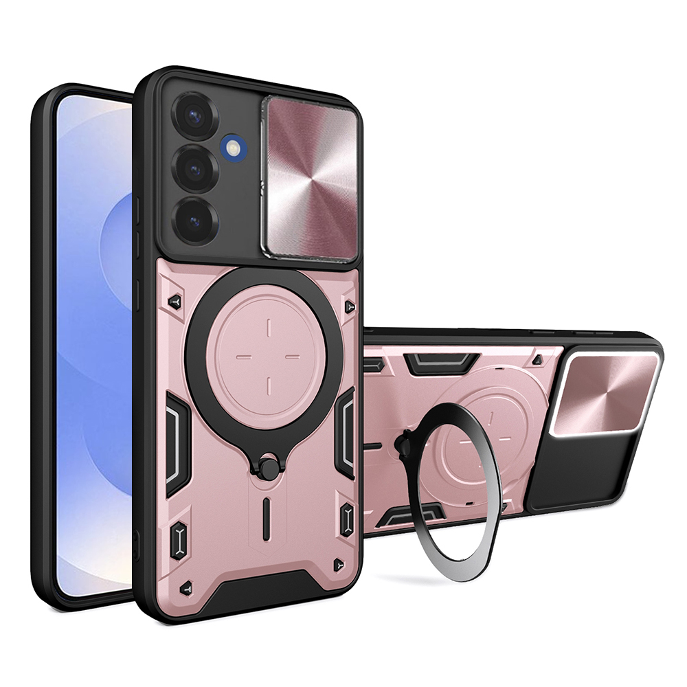 Techsuit CamGuard Pro puzdro pre Samsung Galaxy S25 – ružovo‑zlaté (Rose Gold) KF2339288