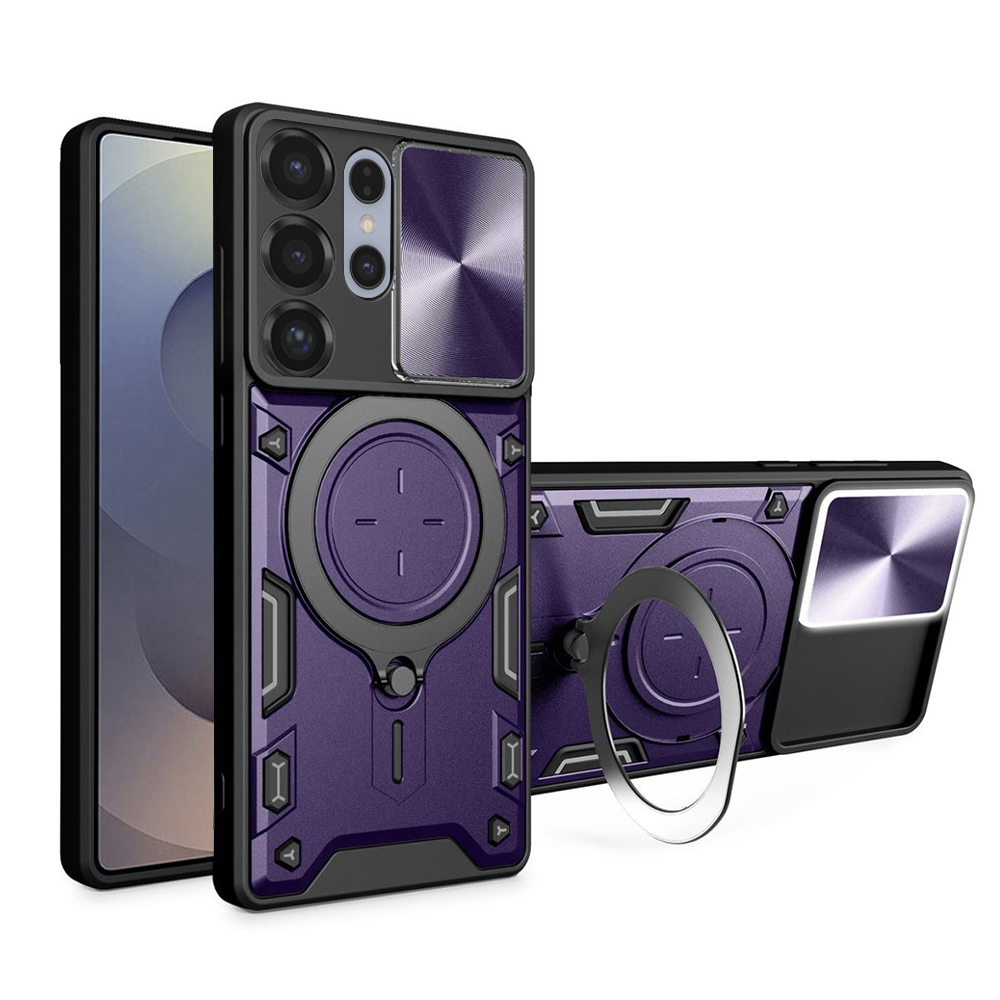 Techsuit CamGuard Pro puzdro pre Samsung Galaxy S25 Ultra – fialové (Purple) KF2339297