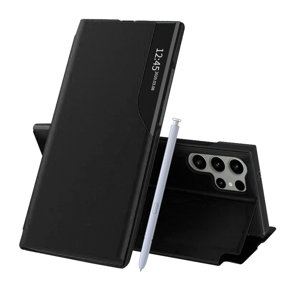Techsuit eFold Series puzdro pre Samsung Galaxy S25 Ultra – čierne (Black) KF2339311