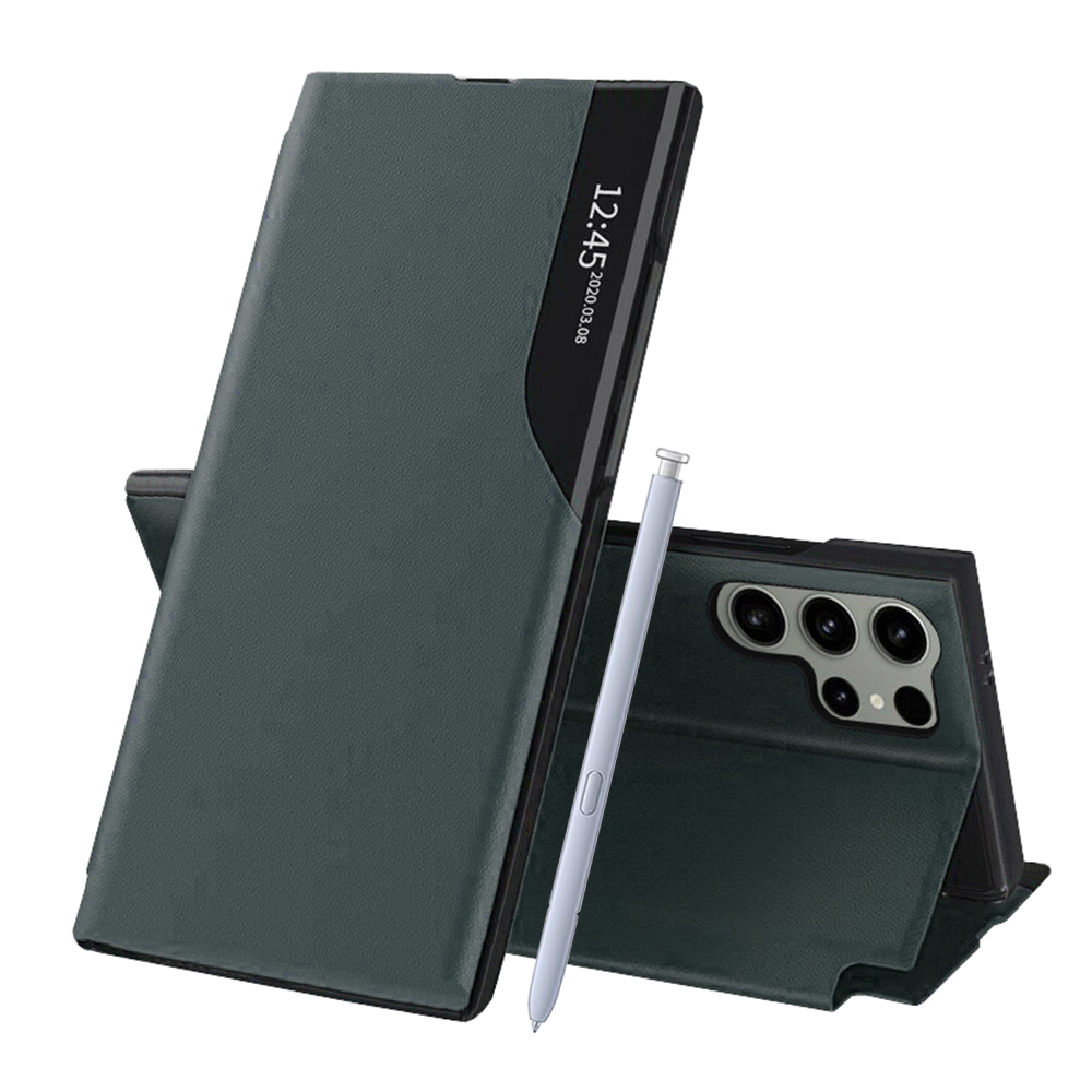 Techsuit eFold Series puzdro pre Samsung Galaxy S25 Ultra – tmavozelené (Dark Green) KF2339312