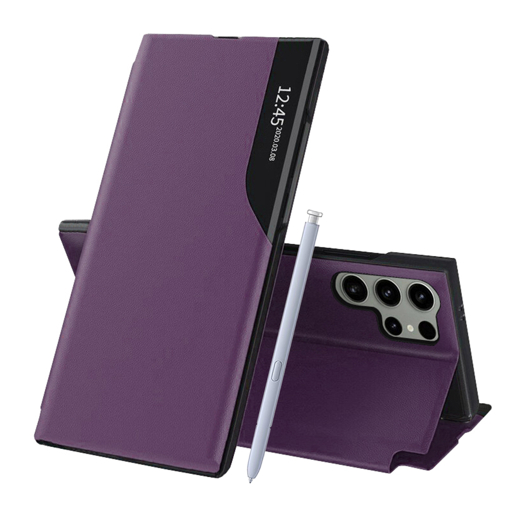 Techsuit eFold Series puzdro pre Samsung Galaxy S25 Ultra – fialové (Purple) KF2339315