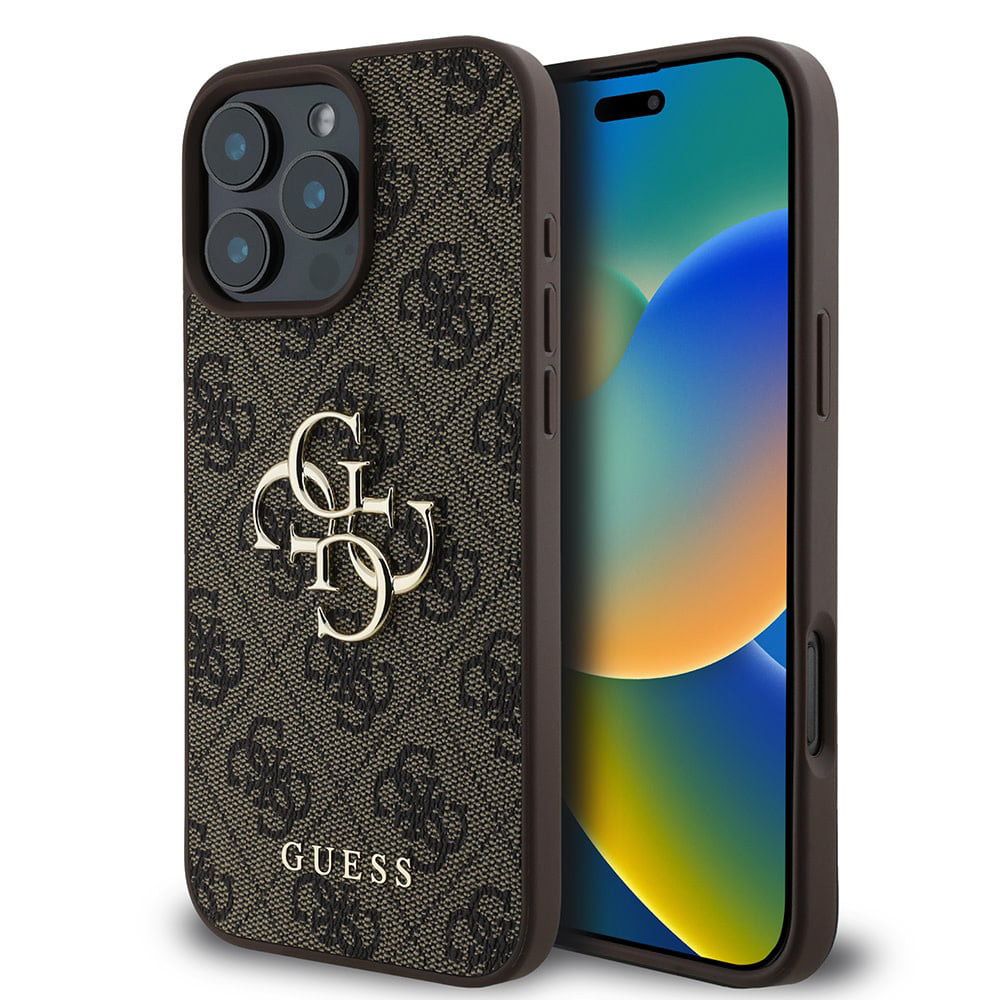 Guess Hardcase 4G Big Logo puzdro (GUHCP16X4GMGBR) pre iPhone 16 Pro Max – hnedé (Brown) KF2339957