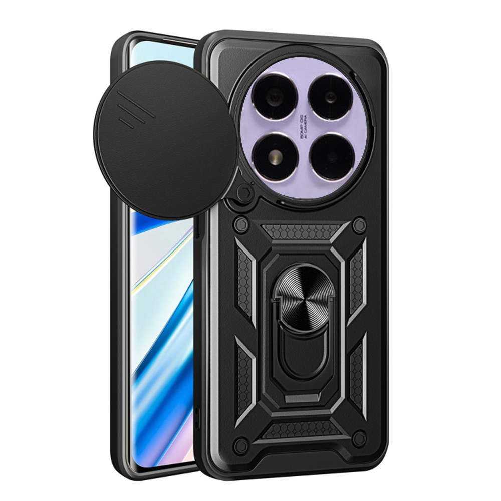 Techsuit CamShield Series puzdro pre Xiaomi Redmi Note 14 Pro 5G / Poco X7 – čierne (Black) KF2341758