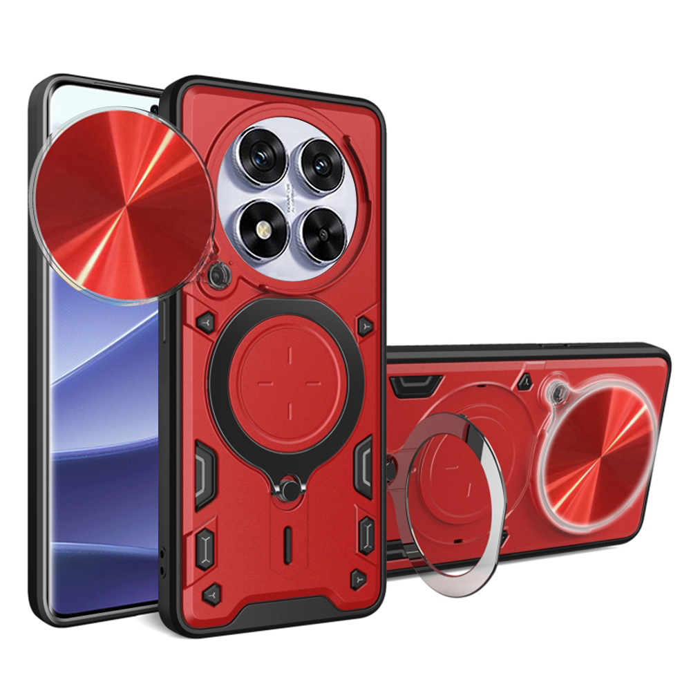 Techsuit CamGuard Pro puzdro pre Xiaomi Redmi Note 14 Pro 5G / Poco X7 – červené (Red) KF2341763