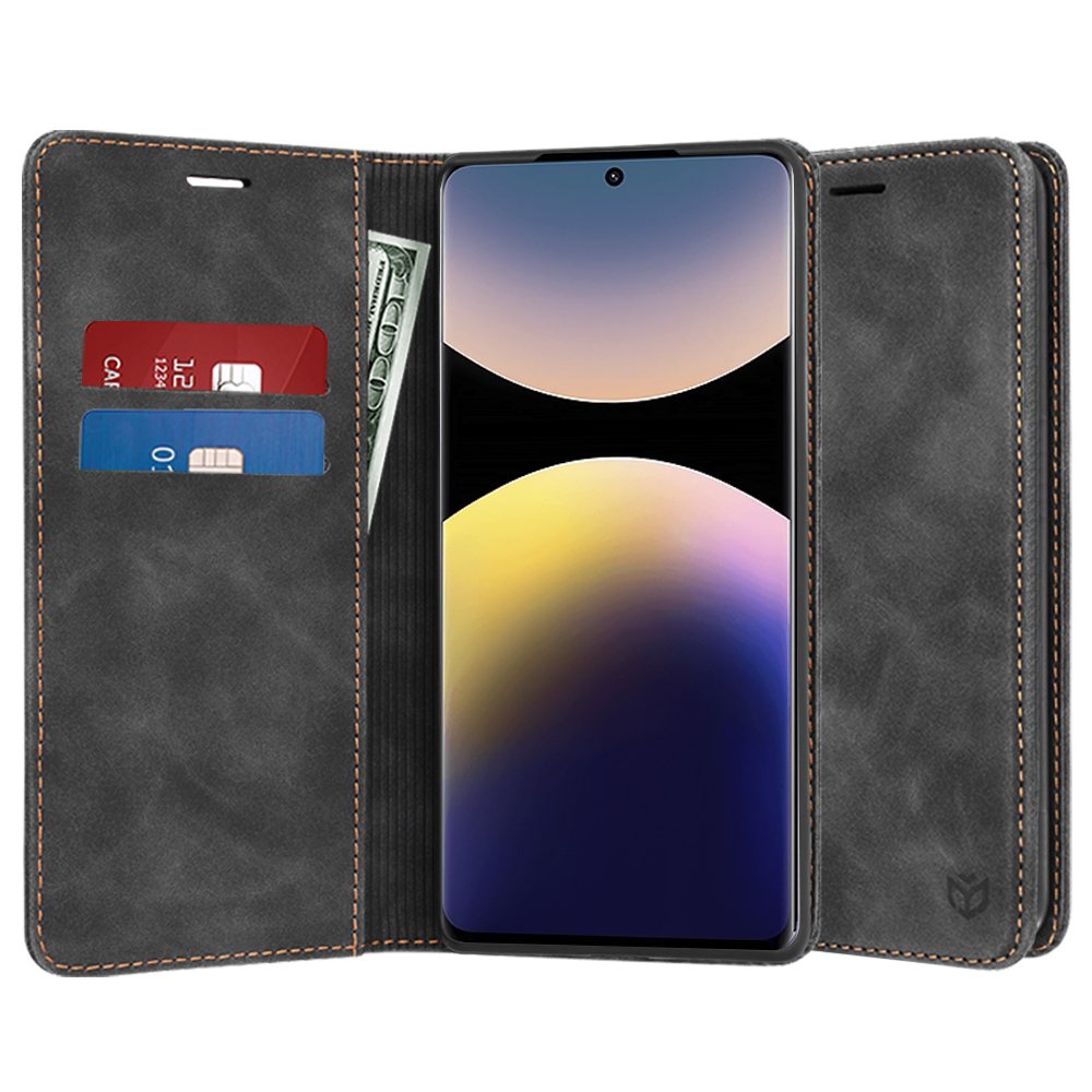 Techsuit Confy Cover puzdro pre Xiaomi Redmi Note 14 Pro 5G / Poco X7 – čierne (Black) KF2341734