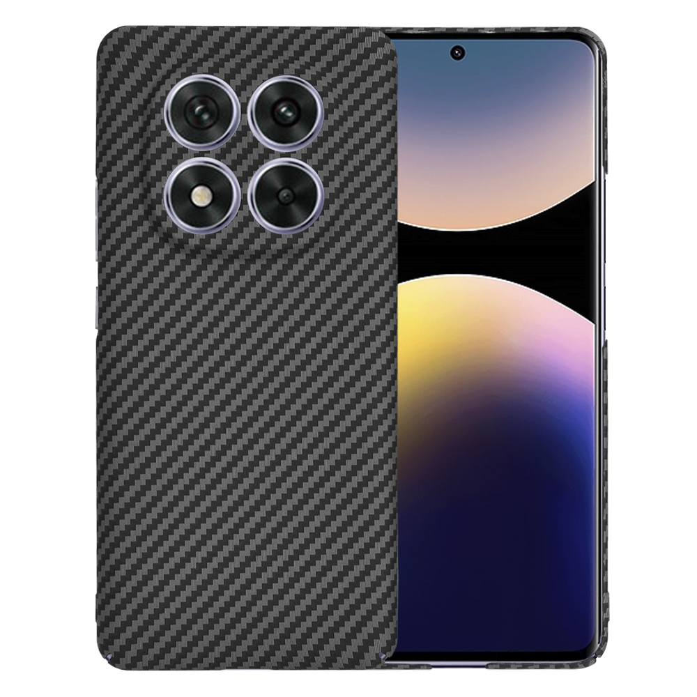 Techsuit Carbonite FiberShell puzdro pre Xiaomi Redmi Note 14 Pro 5G / Poco X7 – čierne (Black) KF2341786
