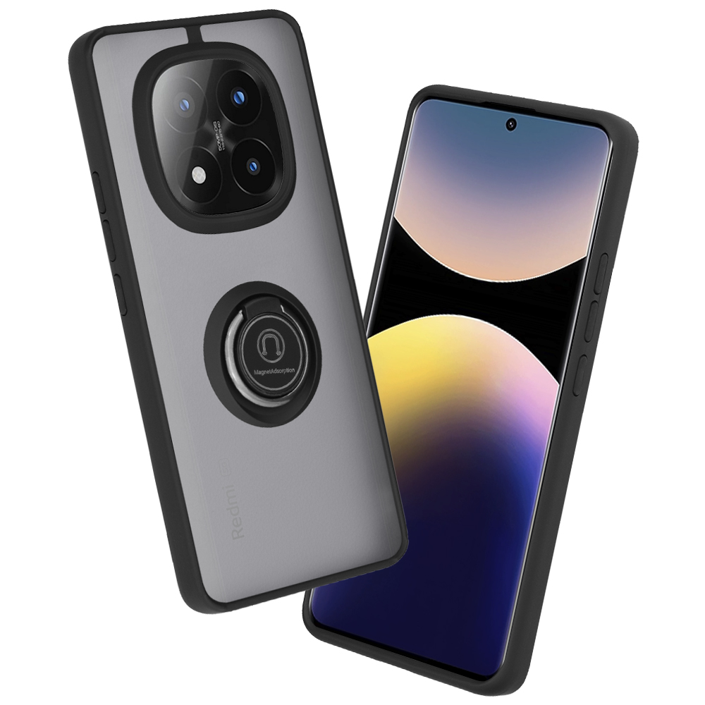 Techsuit Glinth puzdro pre Xiaomi Redmi Note 14 Pro+ 5G – čierne (Black) KF2341240