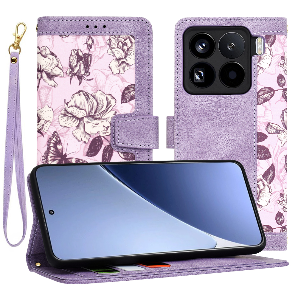 Techsuit FlipCraft puzdro pre Xiaomi 15 Pro – fialové (Mysterious Purple) KF2342023
