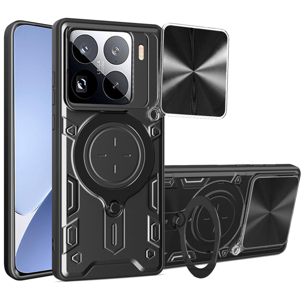 Techsuit CamGuard Pro puzdro pre Xiaomi 15 Pro – čierne (Black) KF2343218