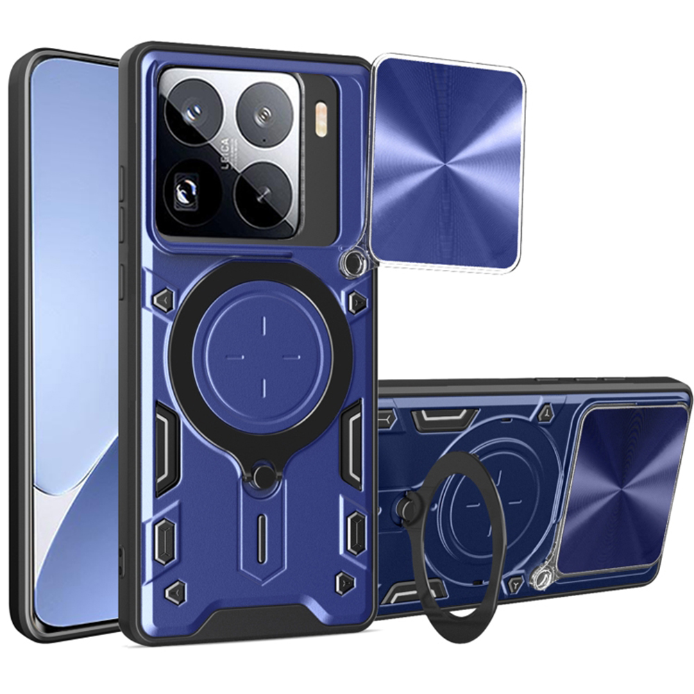 Techsuit CamGuard Pro puzdro pre Xiaomi 15 Pro – modré (Blue) KF2343220