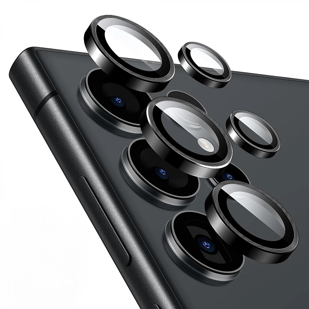 Lito S+ Camera Glass Protector (ochranné sklo kamery) pre Samsung Galaxy S25 Ultra – čierne (Black) KF2342474