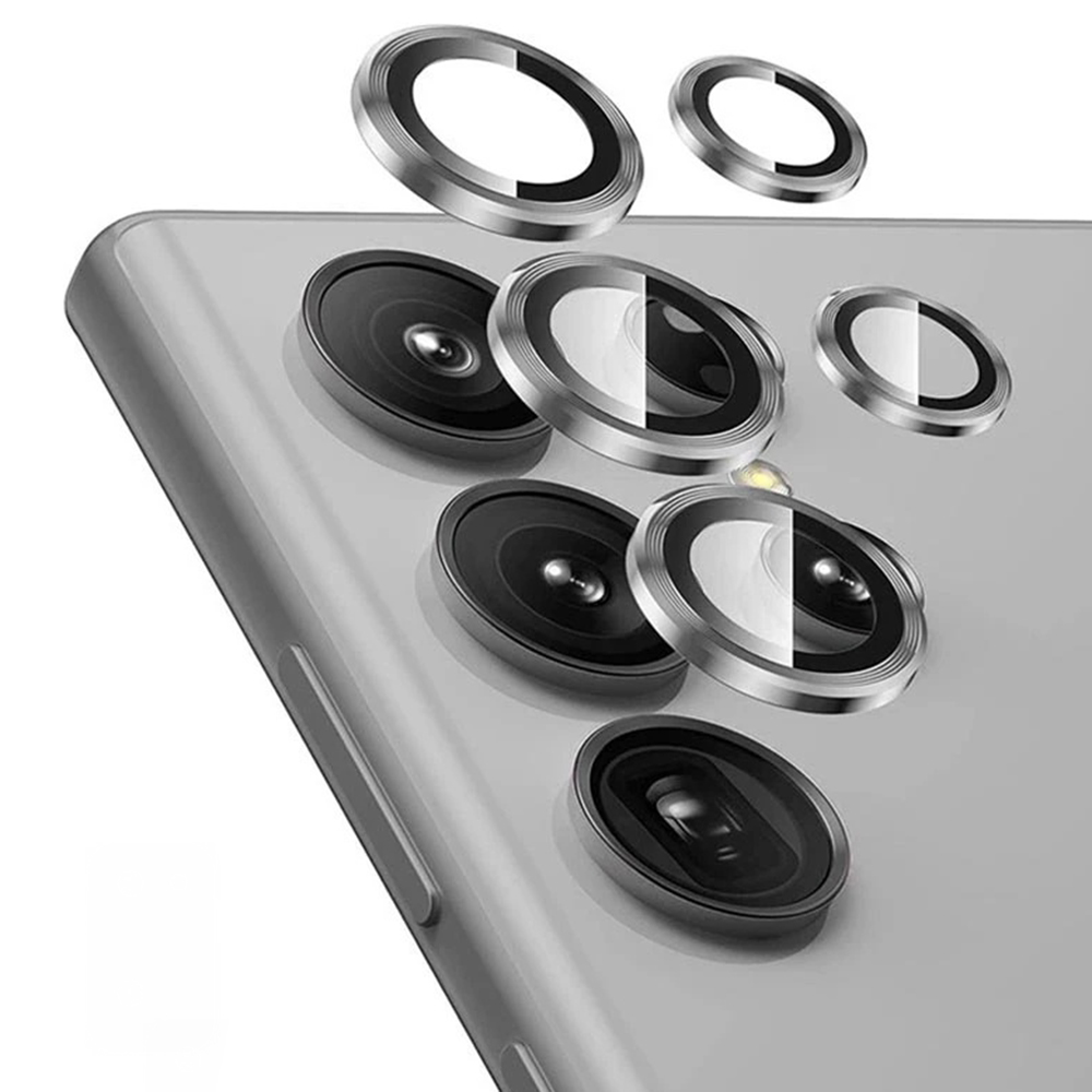 Lito S+ Camera Glass Protector (ochranné sklo kamery) pre Samsung Galaxy S25 Ultra – strieborné (Silver) KF2342475