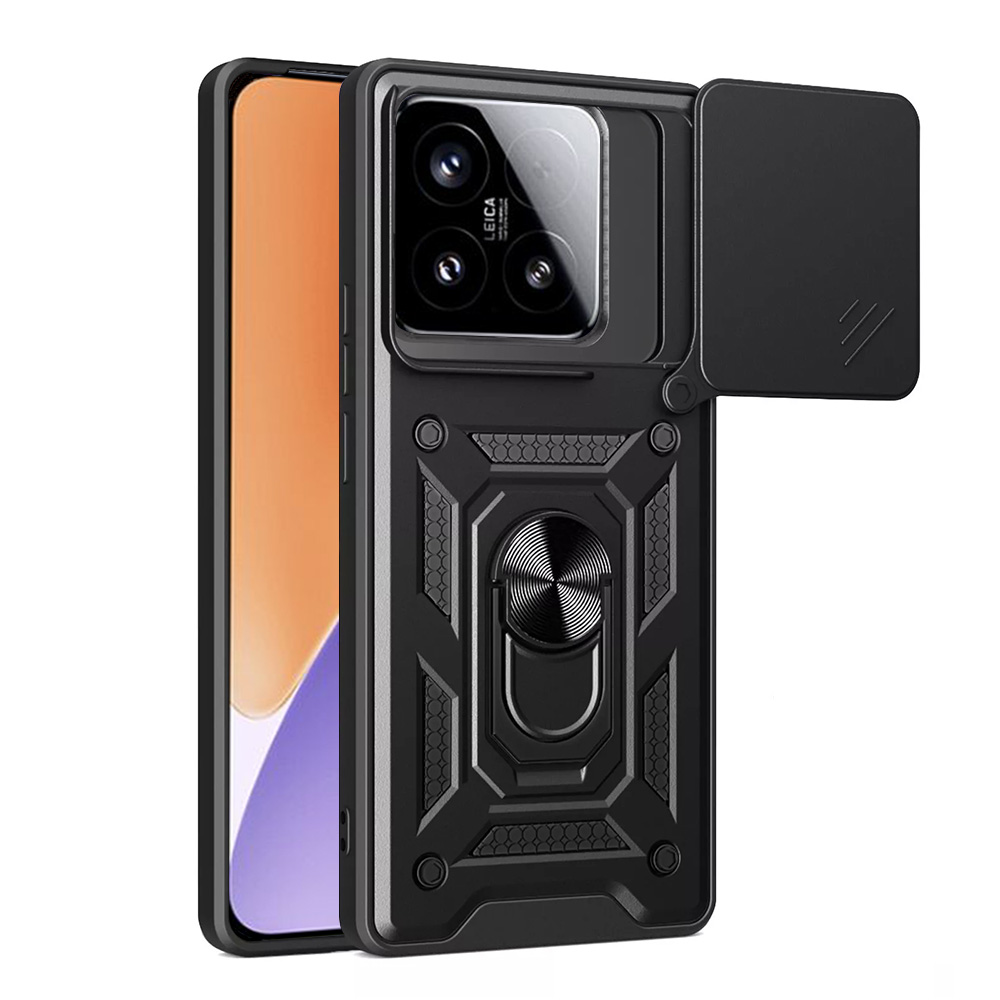 Techsuit CamShield Series puzdro pre Xiaomi 15 – čierne (Black) KF2343205