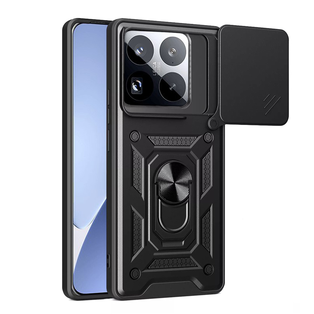 Techsuit CamShield Series puzdro pre Xiaomi 15 Pro – čierne (Black) KF2343209