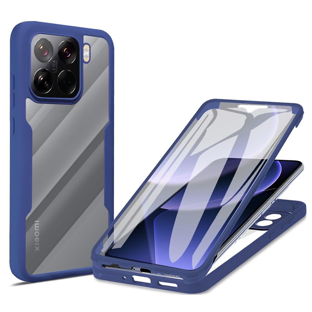 Techsuit ColorVerse 360 Series puzdro + ochrana displeja pre Xiaomi 15 Pro – modré (Blue) KF2343257